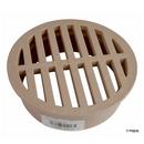NDS Sand PVC Round Grate in Sand 