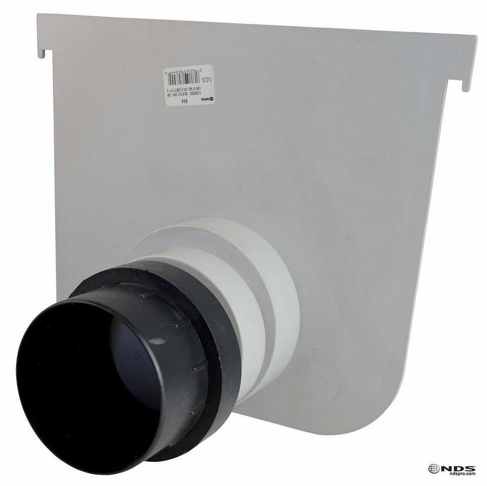 NDS Light Grey Deep Profile End Cap 