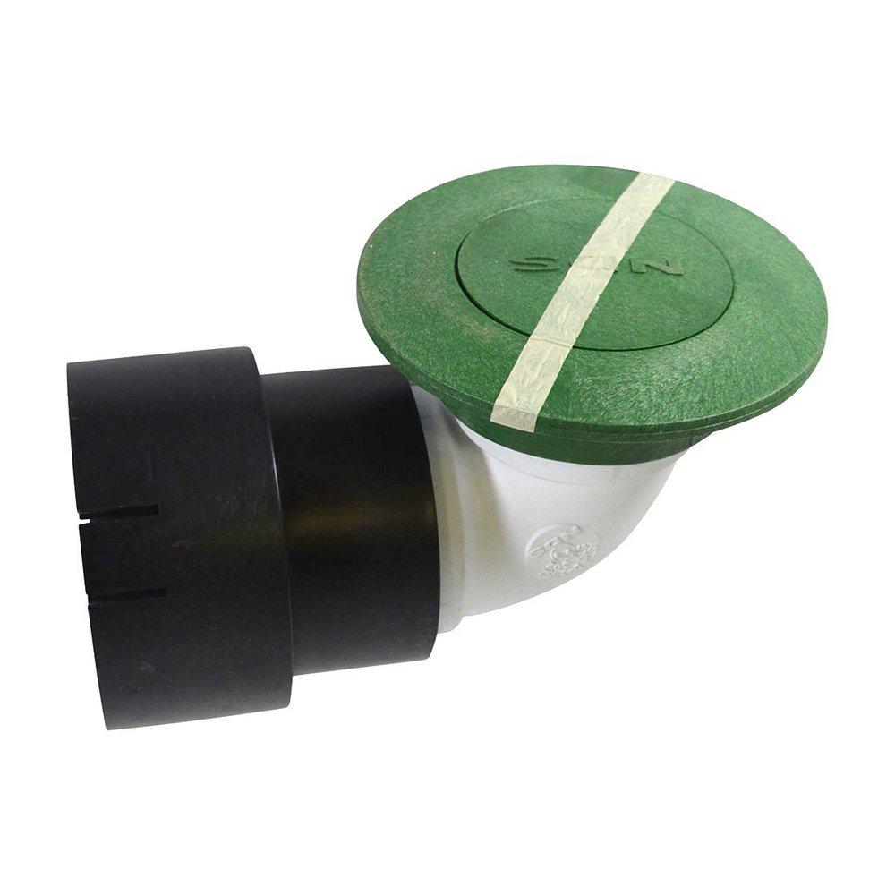 NDS Green Pop-Up Drainage Emitter with Elbow in Green 