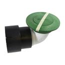 4 in. Pop-Up Drainage Emitter with Elbow in Green