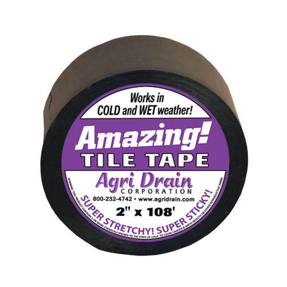 Agri Drain Black 2 in. Tile Tape 
