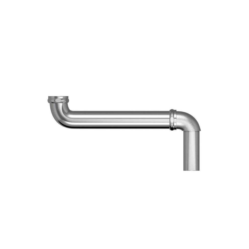 PROFLO&reg; Polished Chrome 17 ga Slip-Joint Offset Drain in Polished Chrome 