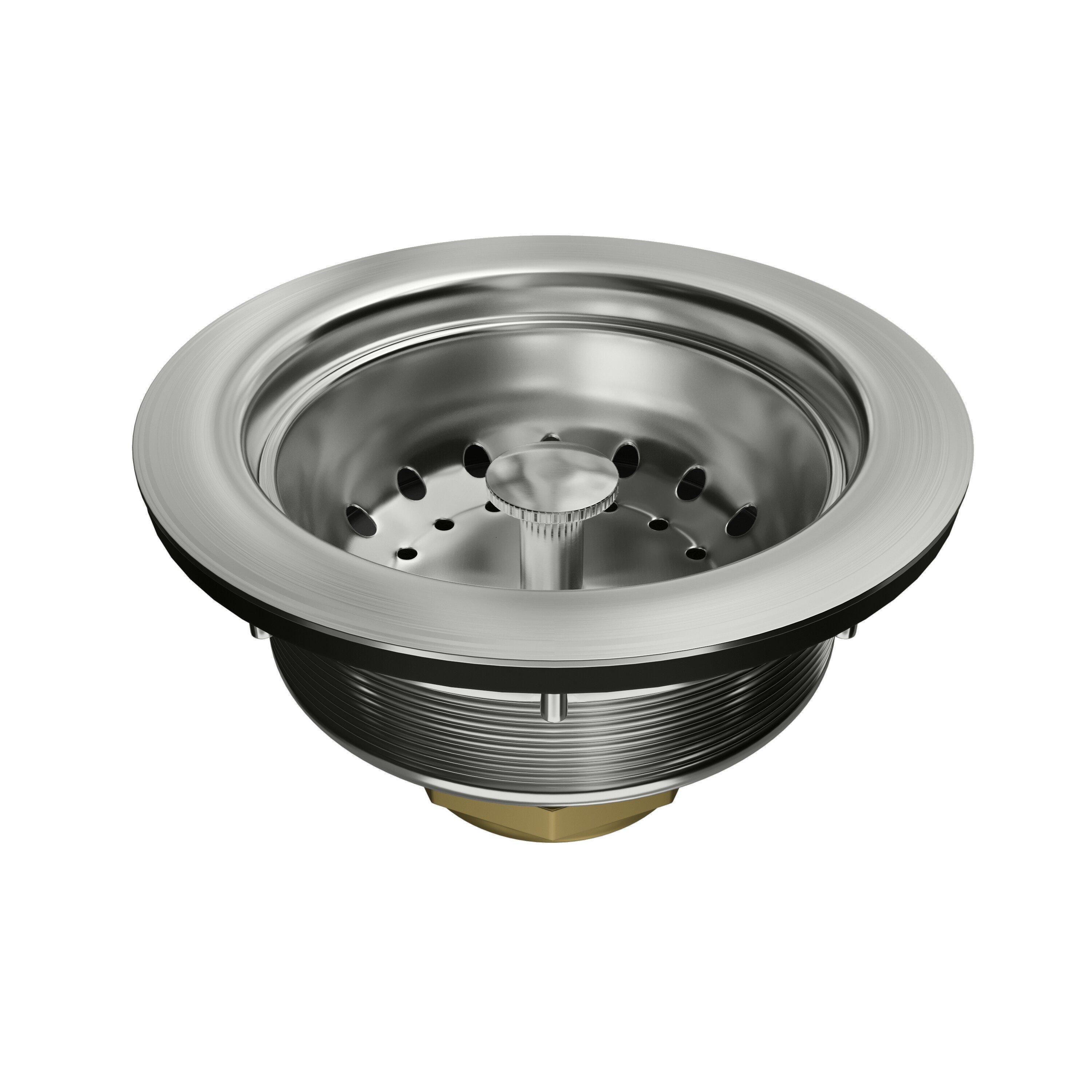 PROFLO&reg; Stainless Steel 3 in. Basket Strainer 
