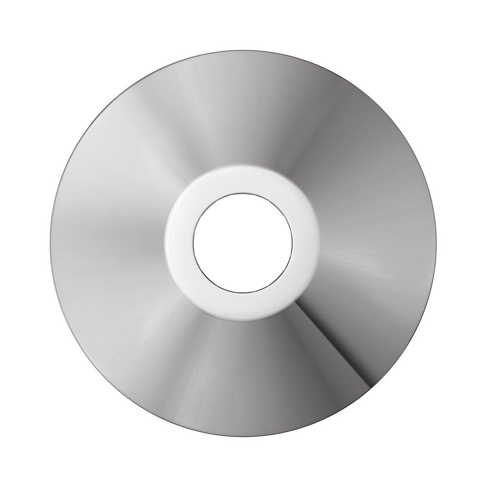 PROFLO&reg; Chrome 3/8 in. Metal Bell Escutcheon 