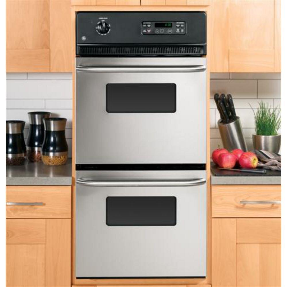 GE&reg; Stainless Steel 24 in. Double Wall Oven 