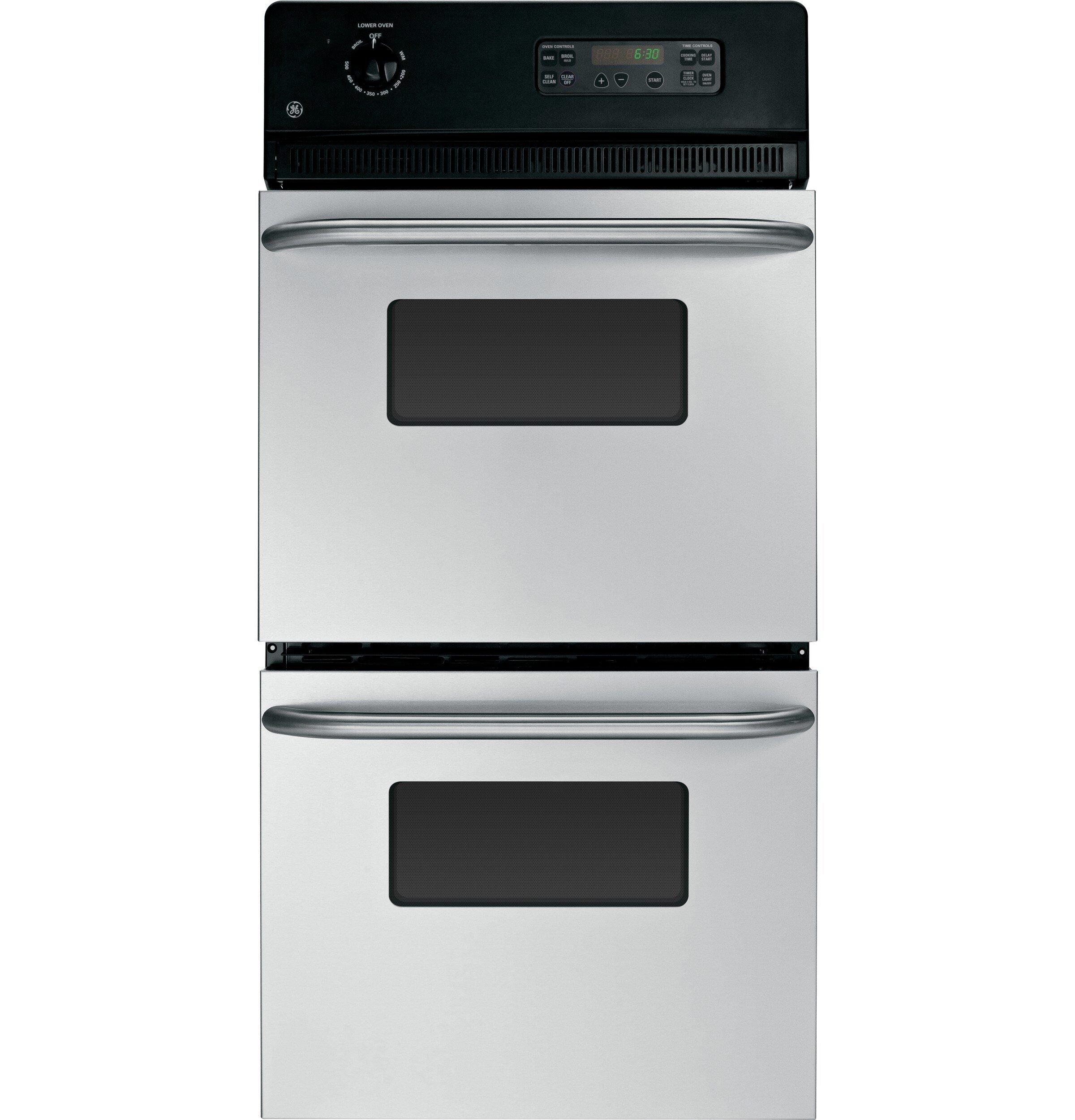 GE&reg; Stainless Steel 24 in. Double Wall Oven 