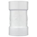 White PVC DWV Test Tee with Flush Plug 