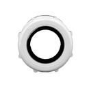 White PVC DWV Female Trap Adapter with Washer (1-1/2 & 1-1/4 in.) & Plastic Nut 