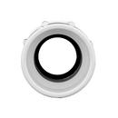 White PVC DWV Female Trap Adapter with Washer (1-1/2 & 1-1/4 in.) & Plastic Nut 