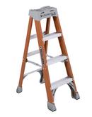 19-1/2 in. x 4 ft. 300 lbs. Fiberglass Step Ladder