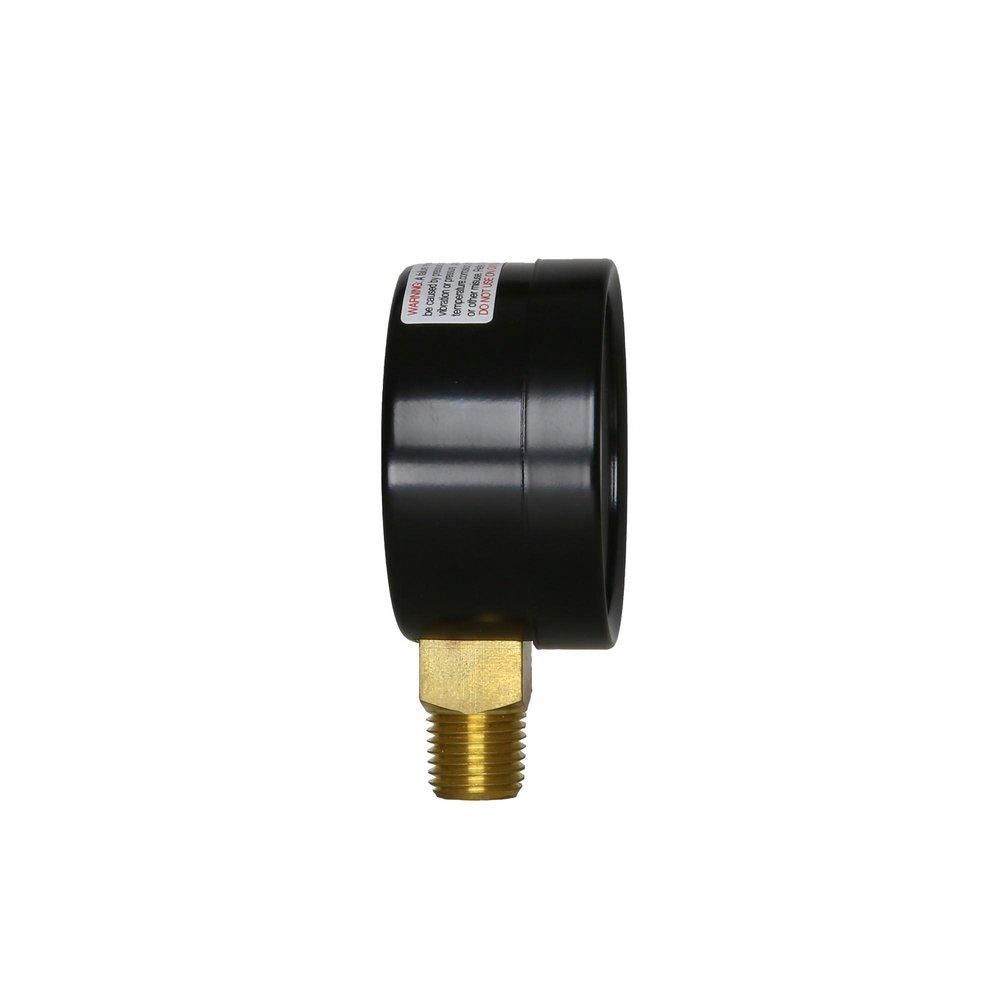 Jones Stephens Black 2 in. Pressure Gauge 
