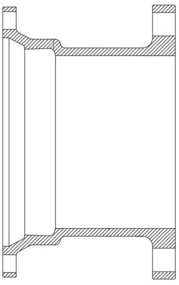 Mechanical Joint x Flanged Ductile Iron C110 Full Body Adapter (Less Accessories) 