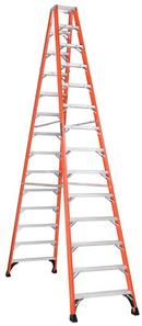 14 ft. 375# Fiberglass Double Step Ladder