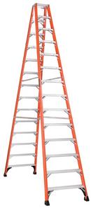 Louisville Ladder 375# Fiberglass Double Step Ladder 