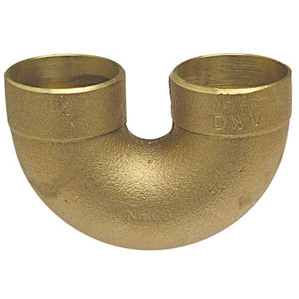 Sweat DWV 180 Degree Cast Bronze Elbow 