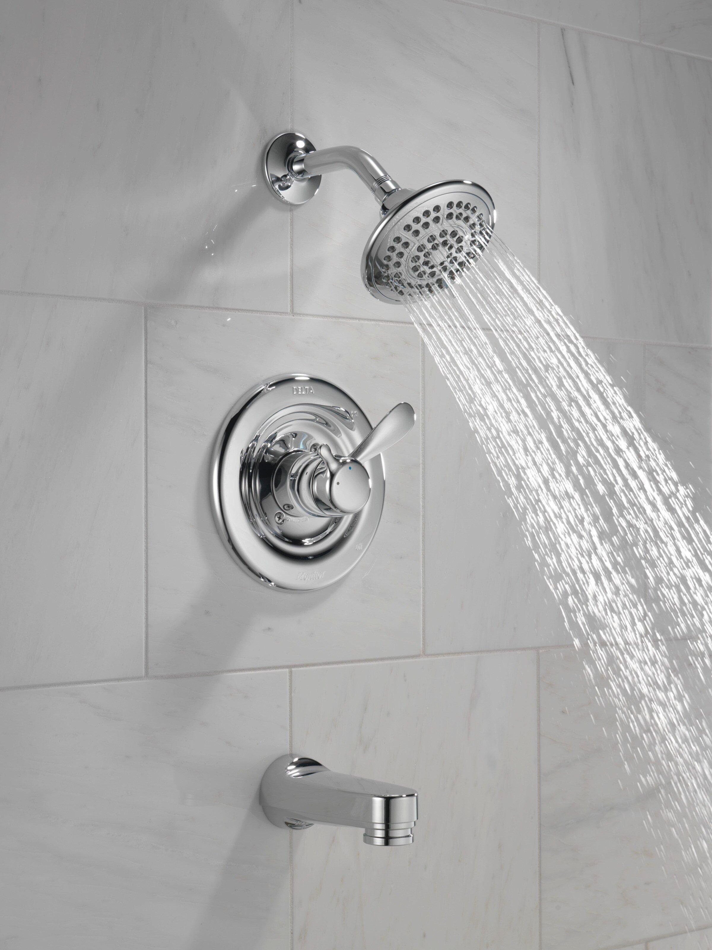 Delta Faucet Chrome Single Handle Multi-function Bathtub & Shower Faucet (Trim Only) 
