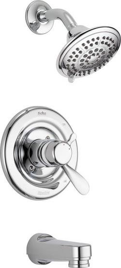 Single Handle Multi Function Bathtub & Shower Faucet in Chrome (Trim Only)