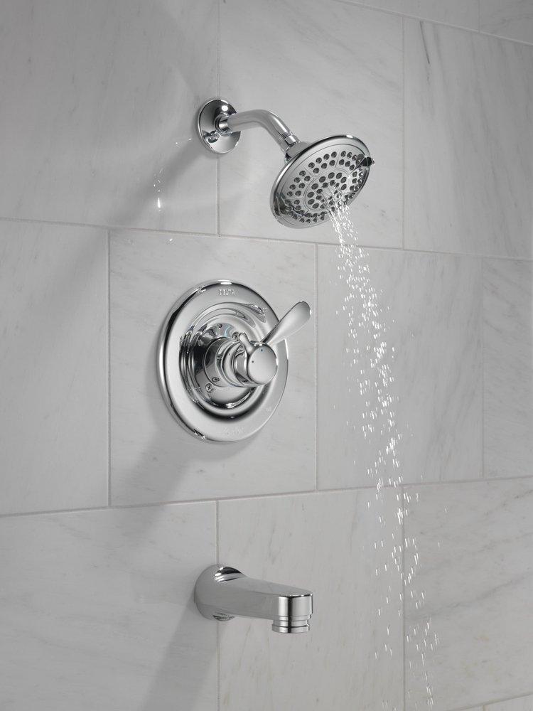 Delta Faucet Chrome Single Handle Multi-function Bathtub & Shower Faucet (Trim Only) 
