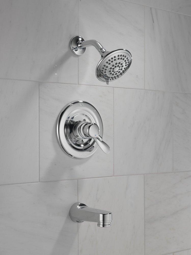 Delta Faucet Chrome Single Handle Multi-function Bathtub & Shower Faucet (Trim Only) 