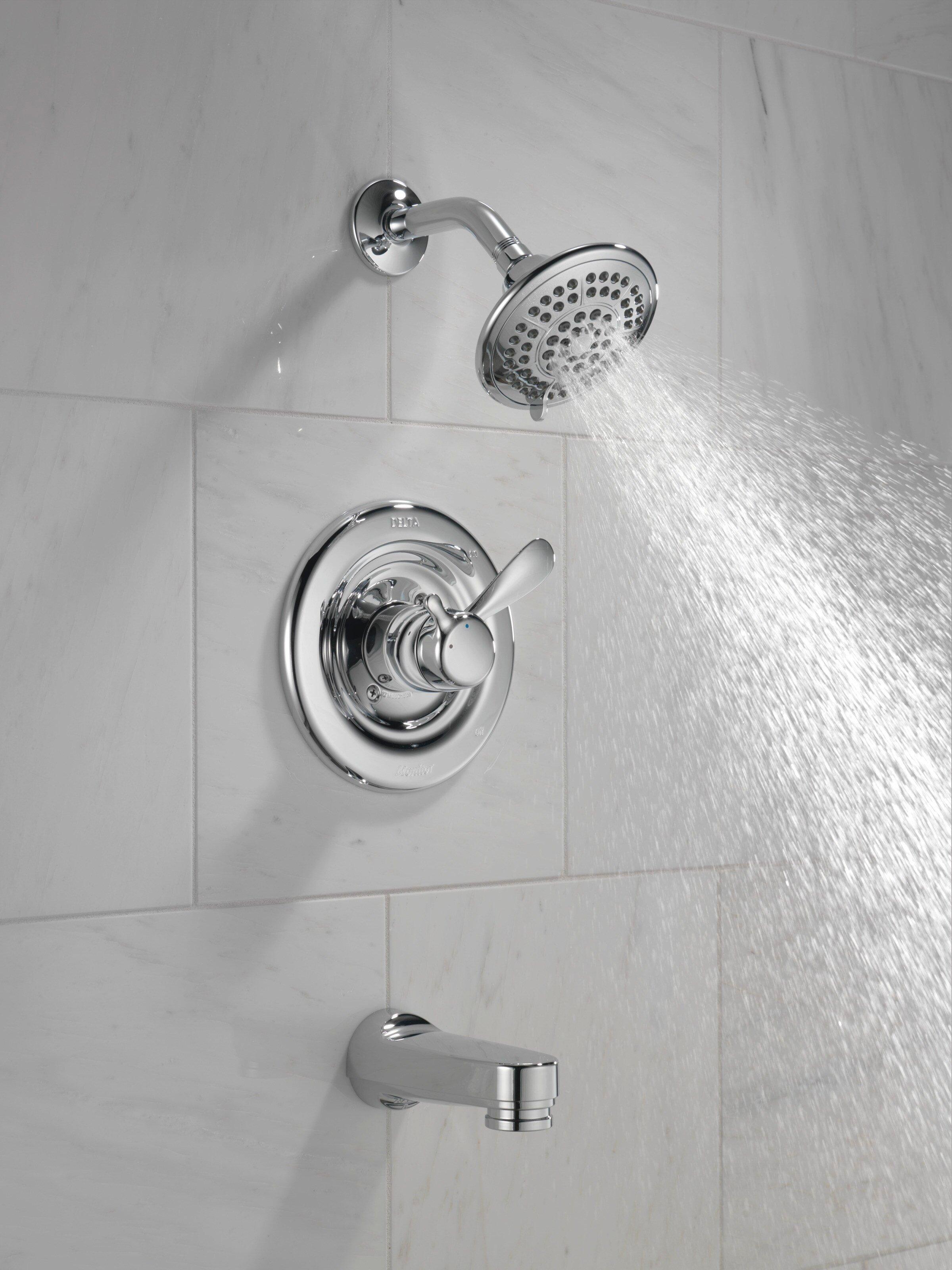Delta Faucet Chrome Single Handle Multi-function Bathtub & Shower Faucet (Trim Only) 