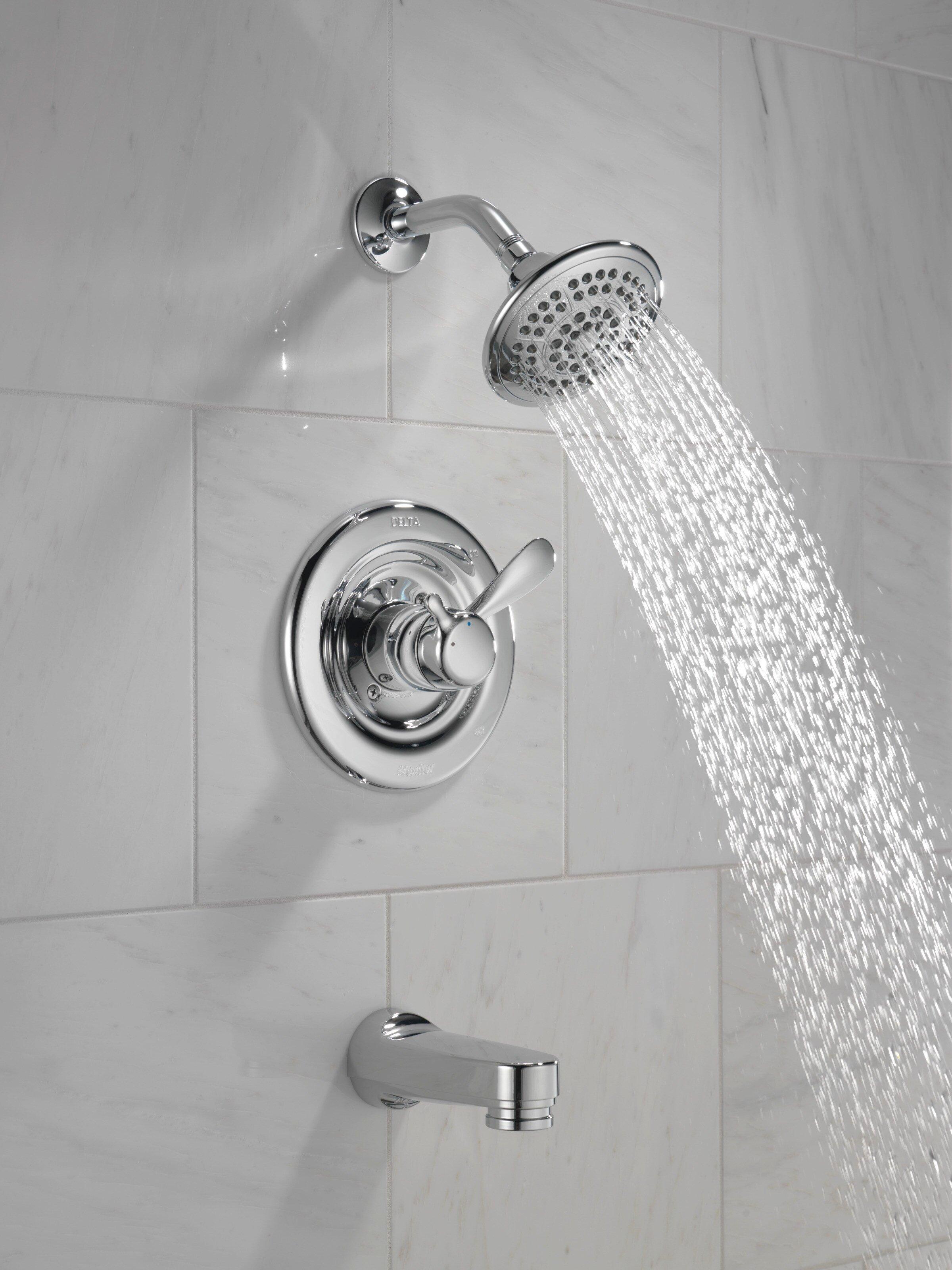 Delta Faucet Chrome Single Handle Multi-function Bathtub & Shower Faucet (Trim Only) 