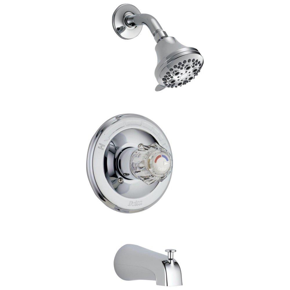 Delta Faucet Chrome Single Handle Single Function Bathtub & Shower Faucet (Trim Only) 