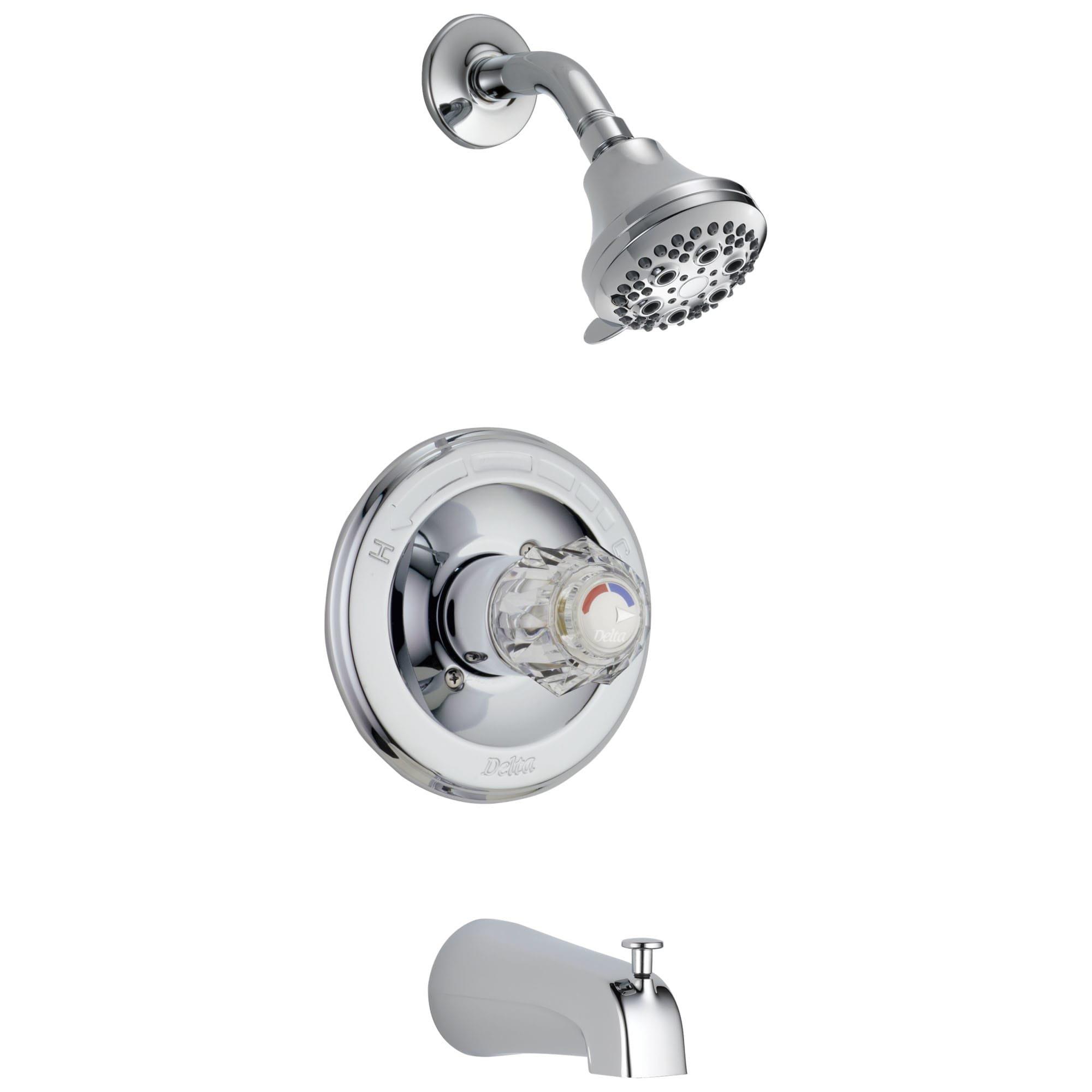 Delta Faucet Chrome Single Handle Single Function Bathtub & Shower Faucet (Trim Only) 