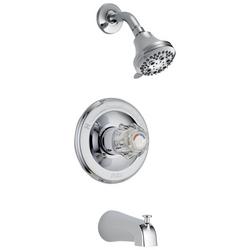 One Handle Single Function Bathtub & Shower Faucet in Chrome (Trim Only)