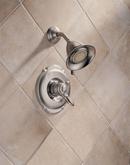 Delta Faucet Chrome 2.5 gpm Shower Trim Kit with Single Lever Handle and 2-Function Showerhead (Trim Only) 