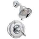Delta Faucet Chrome 2.5 gpm Shower Trim Kit with Single Lever Handle and 2-Function Showerhead (Trim Only) 