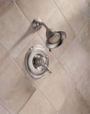 Delta Faucet Chrome 2.5 gpm Shower Trim Kit with Single Lever Handle and 2-Function Showerhead (Trim Only) 