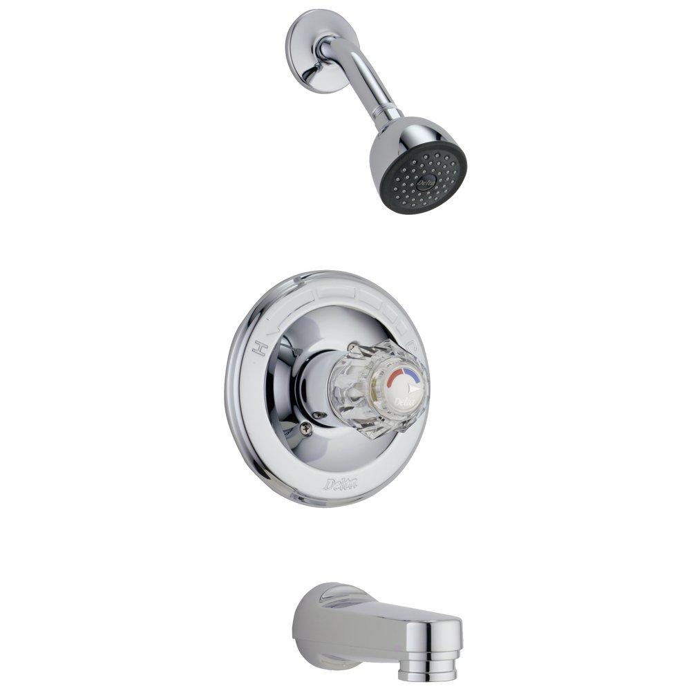 Delta Faucet Chrome Single Handle Single Function Bathtub & Shower Faucet (Trim Only) 