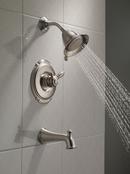 Delta Faucet Stainless 2.5 gpm Shower Trim Kit with Single Lever Handle and 2-Function Showerhead (Trim Only) 