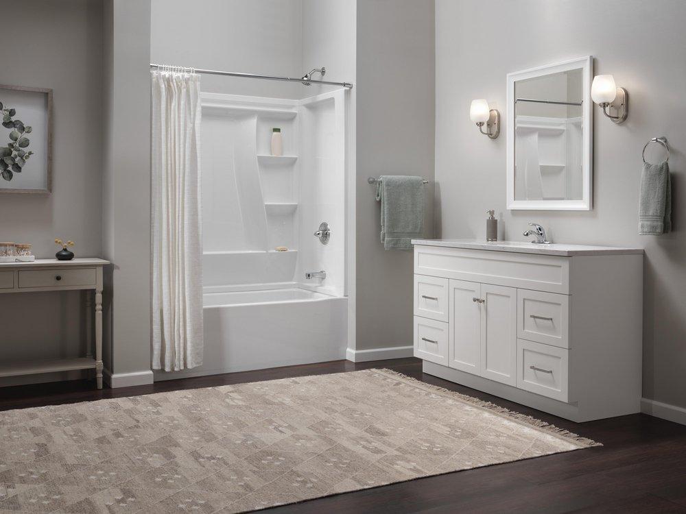 Delta Faucet Chrome Single Handle Single Function Bathtub & Shower Faucet (Trim Only) 