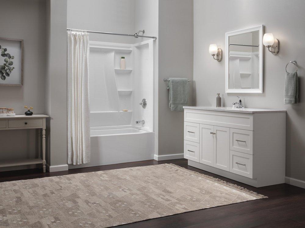 Delta Faucet Chrome Single Handle Single Function Bathtub & Shower Faucet (Trim Only) 