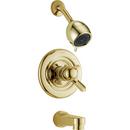 Two Handle Multi Function Bathtub & Shower Faucet in Brilliance® Polished Brass (Trim Only)