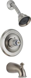 Delta Faucet Stainless Single Handle Bathtub & Shower Faucet Trim Only 