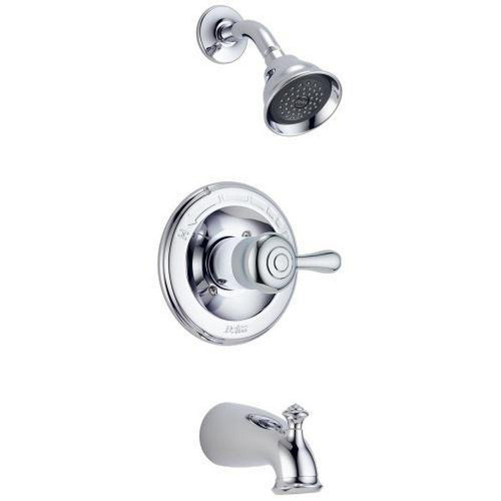 Delta Faucet Polished Chrome Single Handle Bathtub & Shower Faucet Trim Only 