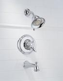 Delta Faucet Stainless Two Handle Dual Function Bathtub & Shower Faucet (Trim Only) 