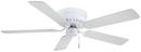 65.5W 5-Blade Ceiling Fan in White