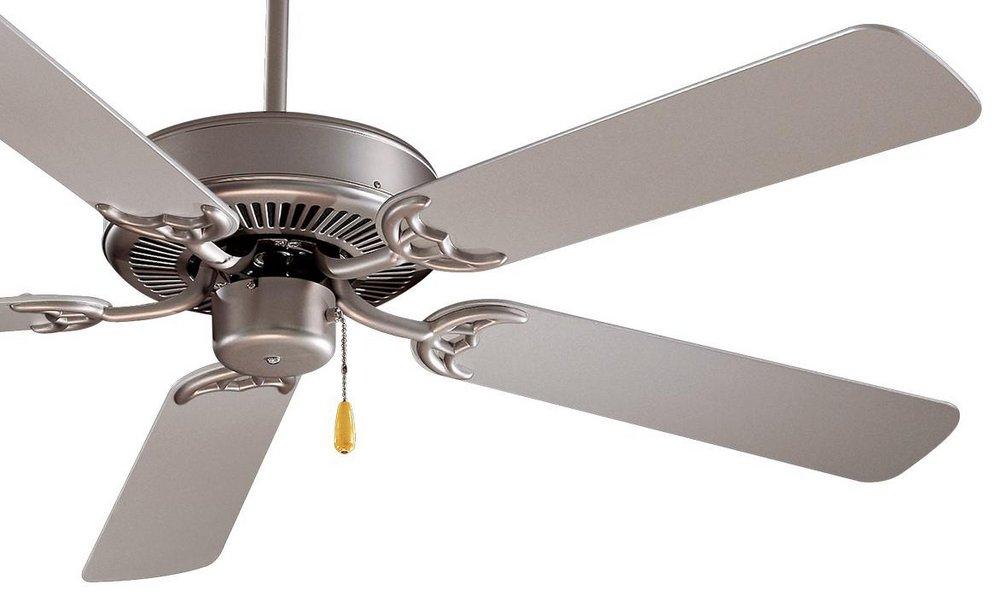Minka Aire Brushed Stainless Steel 52 x 11-3/8 in. 5-Blade Ceiling Fan in Brushed Stainless Steel with Blades 