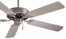 Minka Aire Brushed Stainless Steel 52 x 11-3/8 in. 5-Blade Ceiling Fan in Brushed Stainless Steel with Blades 
