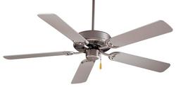 52 in. 5-Blade Indoor Ceiling Fan in Brushed Stainless Steel