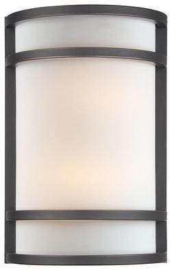 12 in. 60W 2-Light Wall Sconce in Dark Restoration Bronze