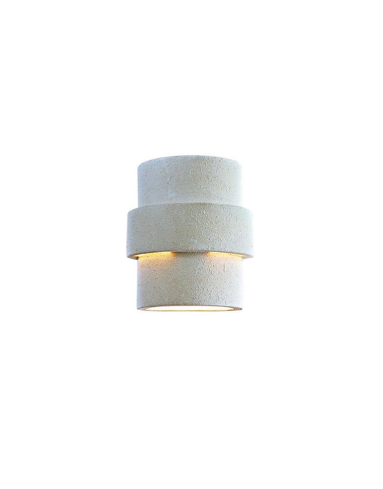 Minka Ceramic White 1-Light Pocket Lantern 