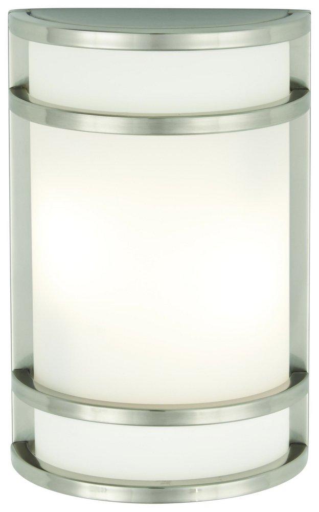 Minka Brushed Stainless Steel 60 W 2-Light Medium Outdoor Wall Sconce 