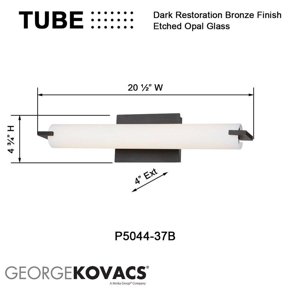 George Kovacs Restoration Bronze 4 in. 3-Light Bath Bar 