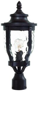 1-Light Post Mount in Corona Bronze