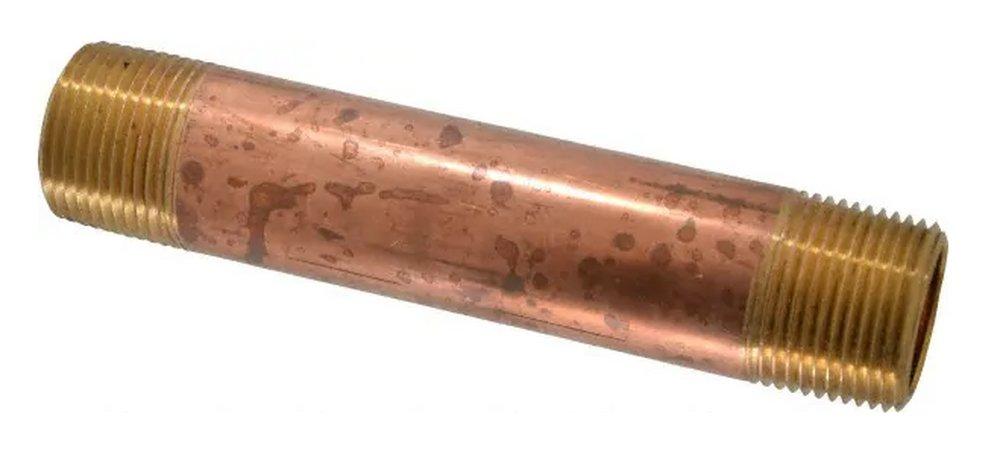 Red 18 in. NPT 125# Schedule 40 Standard Global Red Brass Seamless Pipe 