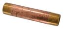 Red 18 in. NPT 125# Schedule 40 Standard Global Red Brass Seamless Pipe 